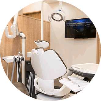 神戸市垂水区の歯医者オリーブ歯科クリニックの個室形式の診療室