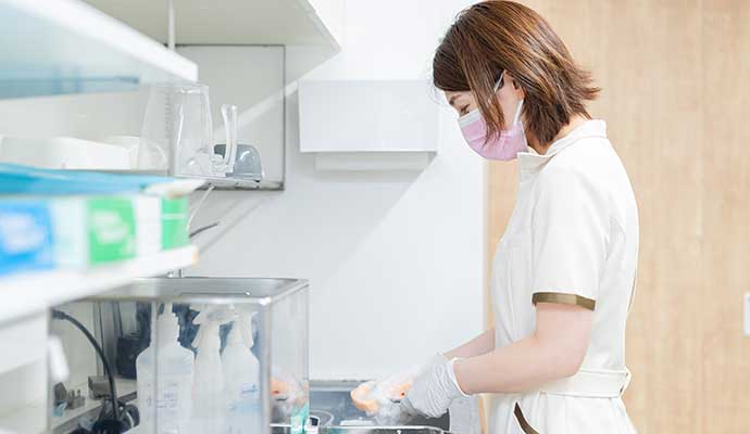歯科助手・受付の治療器具の洗浄・滅菌